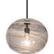 Geno 1 Light Black Pendant Ceiling Light