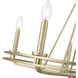 Jody 5 Light 26.5 inch Vintage Brass Chandelier Ceiling Light