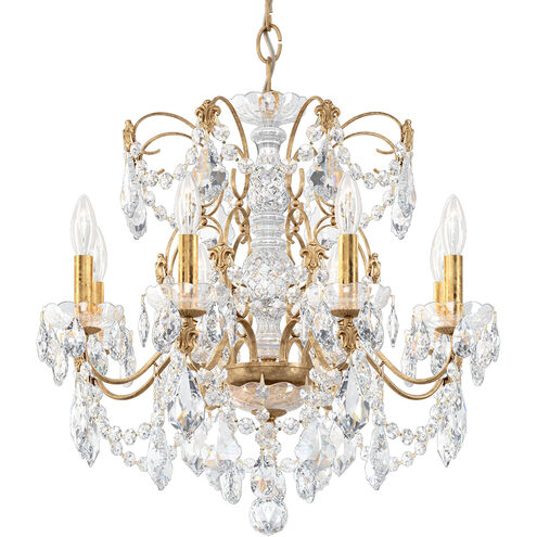 Century 8 Light 24 inch French Gold Chandelier Ceiling Light