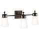 Siena 3 Light 23 inch Bronze Triple Bath Sconce Wall Light