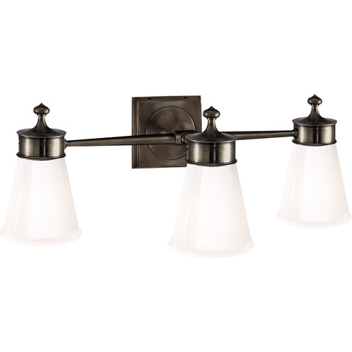 Siena 3 Light 23 inch Bronze Triple Bath Sconce Wall Light