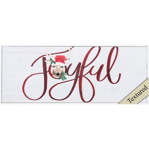 Christmas Collection 20 X 8 inch Non-Glass Framed Art