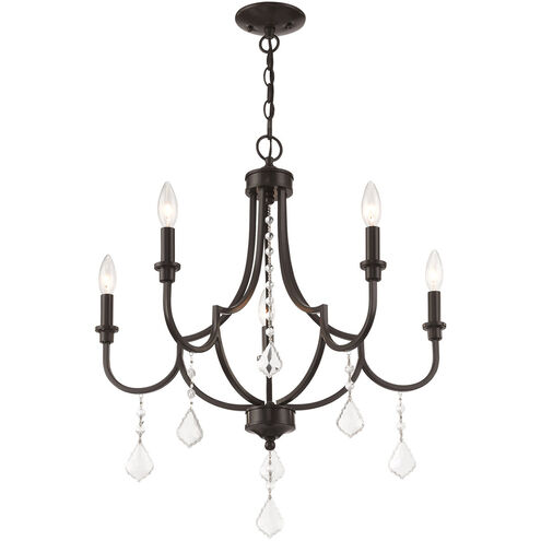 Glendale 5 Light 25 inch English Bronze Chandelier Ceiling Light