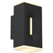 Profile LED 4.5 inch Black ADA Sconce Wall Light, Vertical