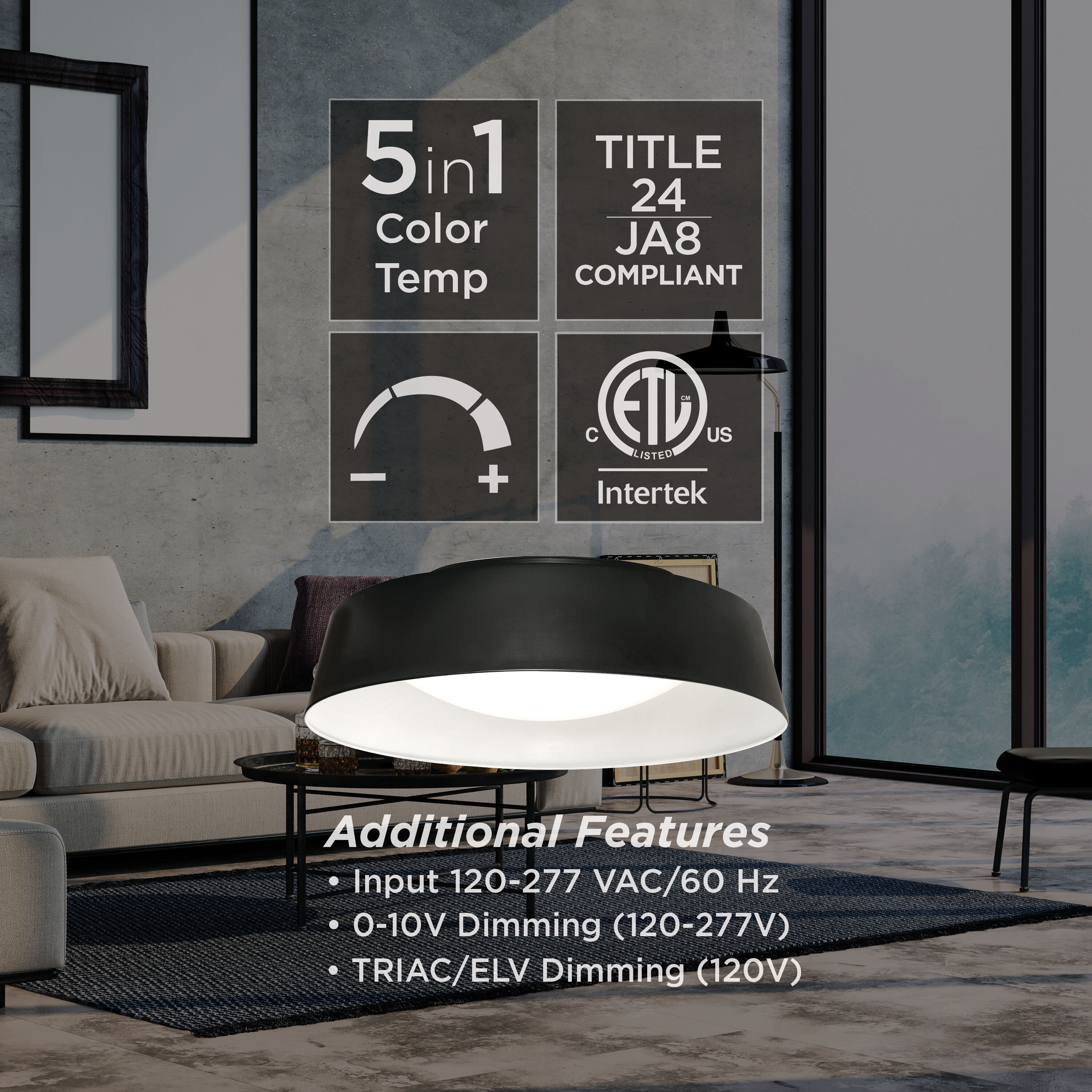 Duncan 1 Light 19.5 inch Black and White Flush Mount Ceiling Light in White/Black