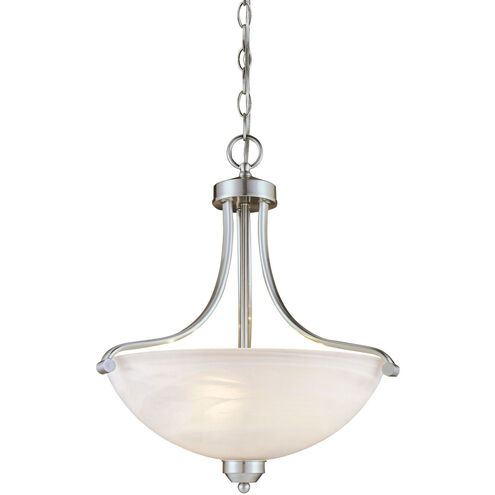 Paradox 3 Light 19 inch Brushed Nickel Pendant Ceiling Light