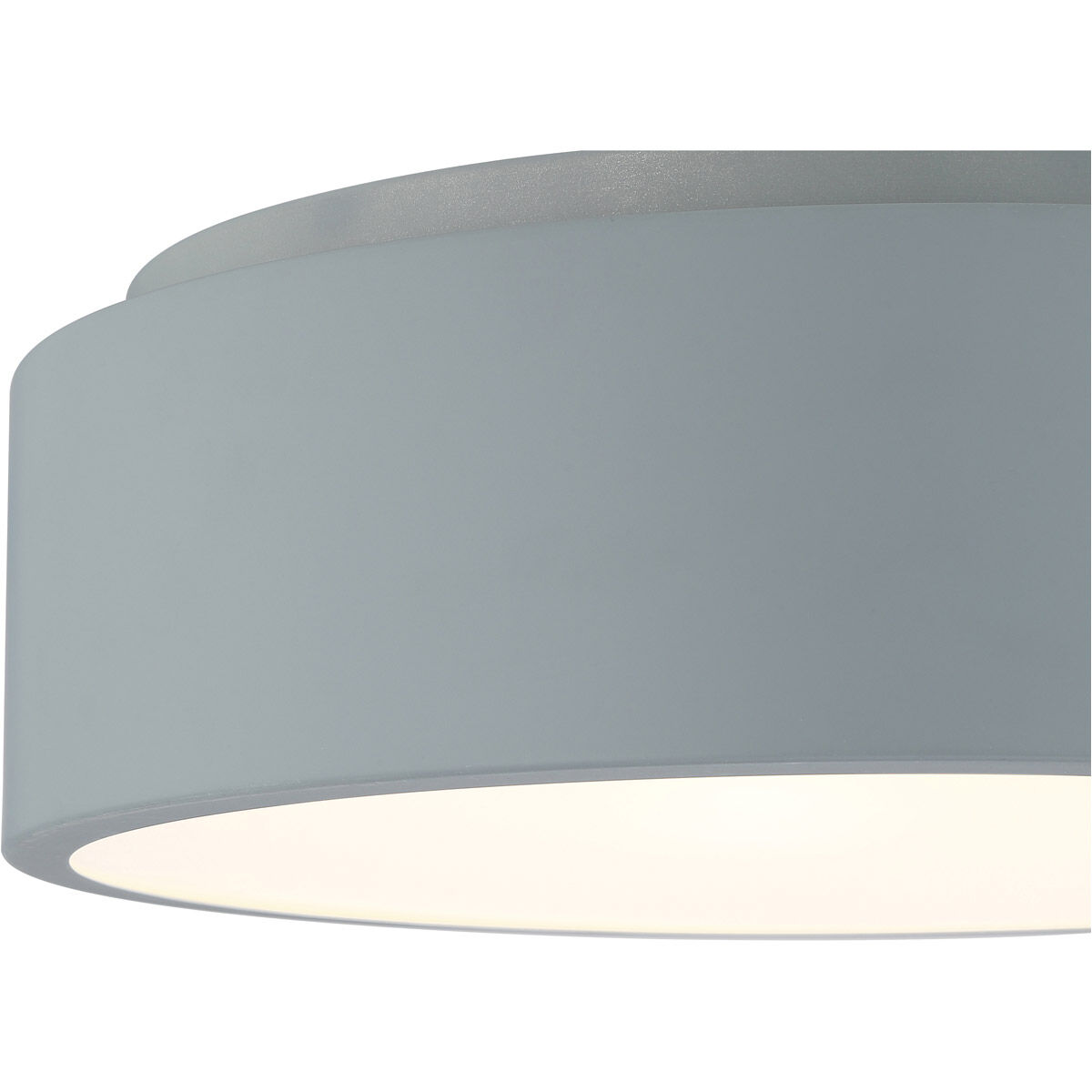 Radiant LED 15 inch Gray Flush Mount Ceiling Light in Grey