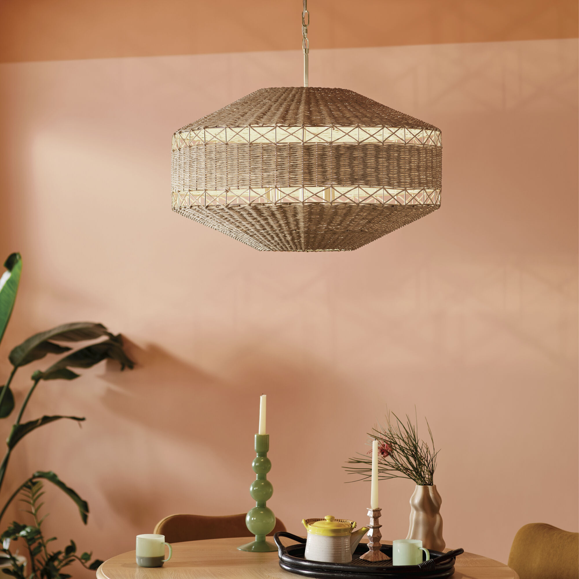 Lulo 4 Light Champagne Bronze Pendant Ceiling Light