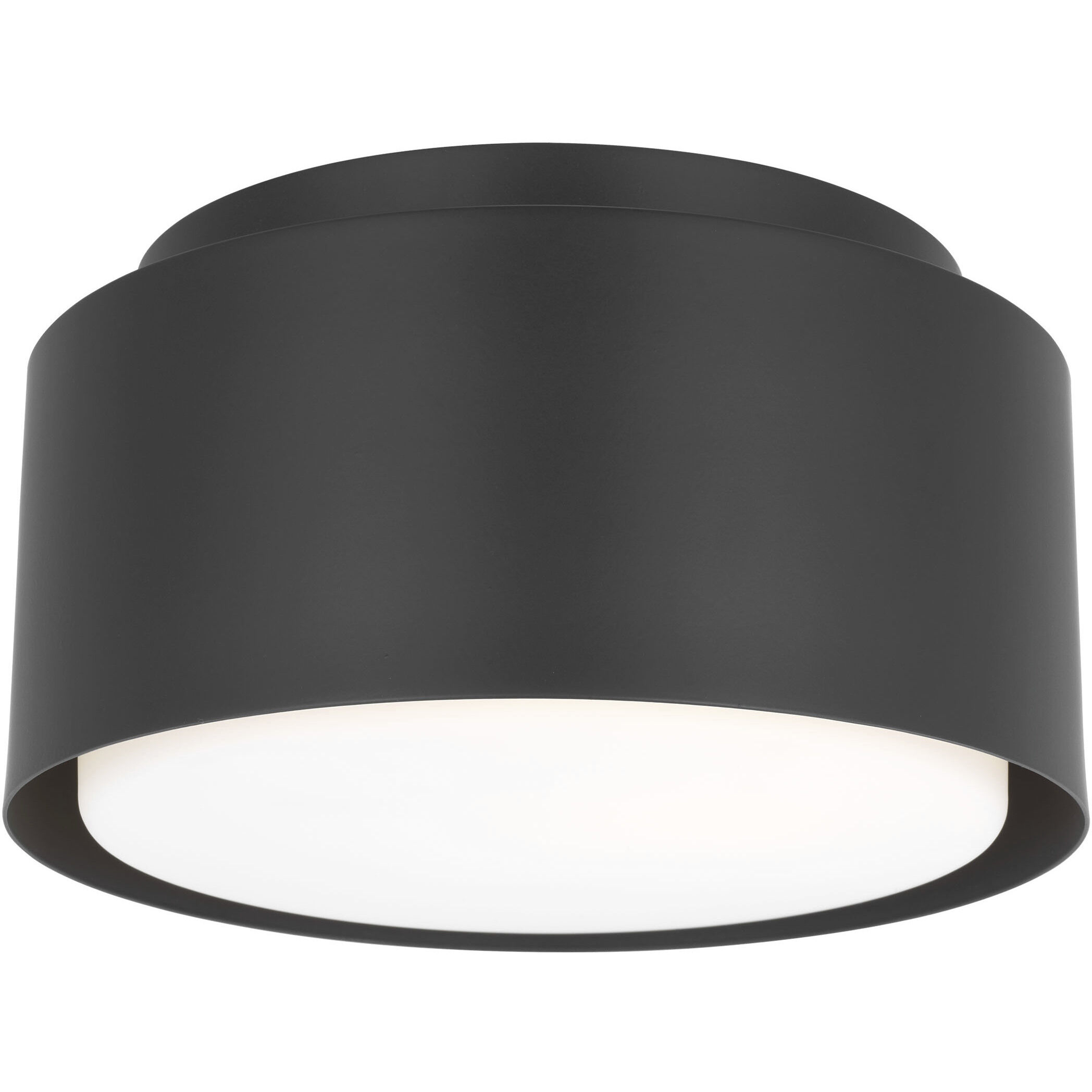Drew & Jonathan Dartmore 1 Light 10 inch Midnight Black Flush Mount Ceiling Light, Small