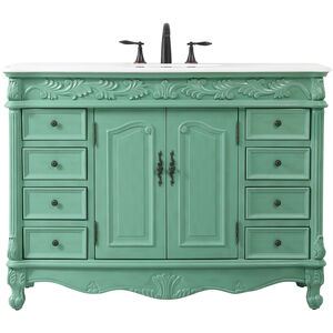 Clarion 48 X 22 X 36 inch Vintage Mint Vanity Sink Set