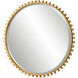 Taza 32 X 32 inch Gold Leaf Wall Mirror, Round