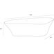 Dali 58.25 X 31.5 inch White Outdoor Coffee Table