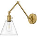 Gayson 1 Light 7.75 inch Rubbed Brass Wall Sconce Wall Light