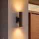 Kelley LED 11 inch Bronze Outdoor Wall Lantern