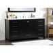 Irene 60 X 22 X 34 inch Black Vanity Sink Set