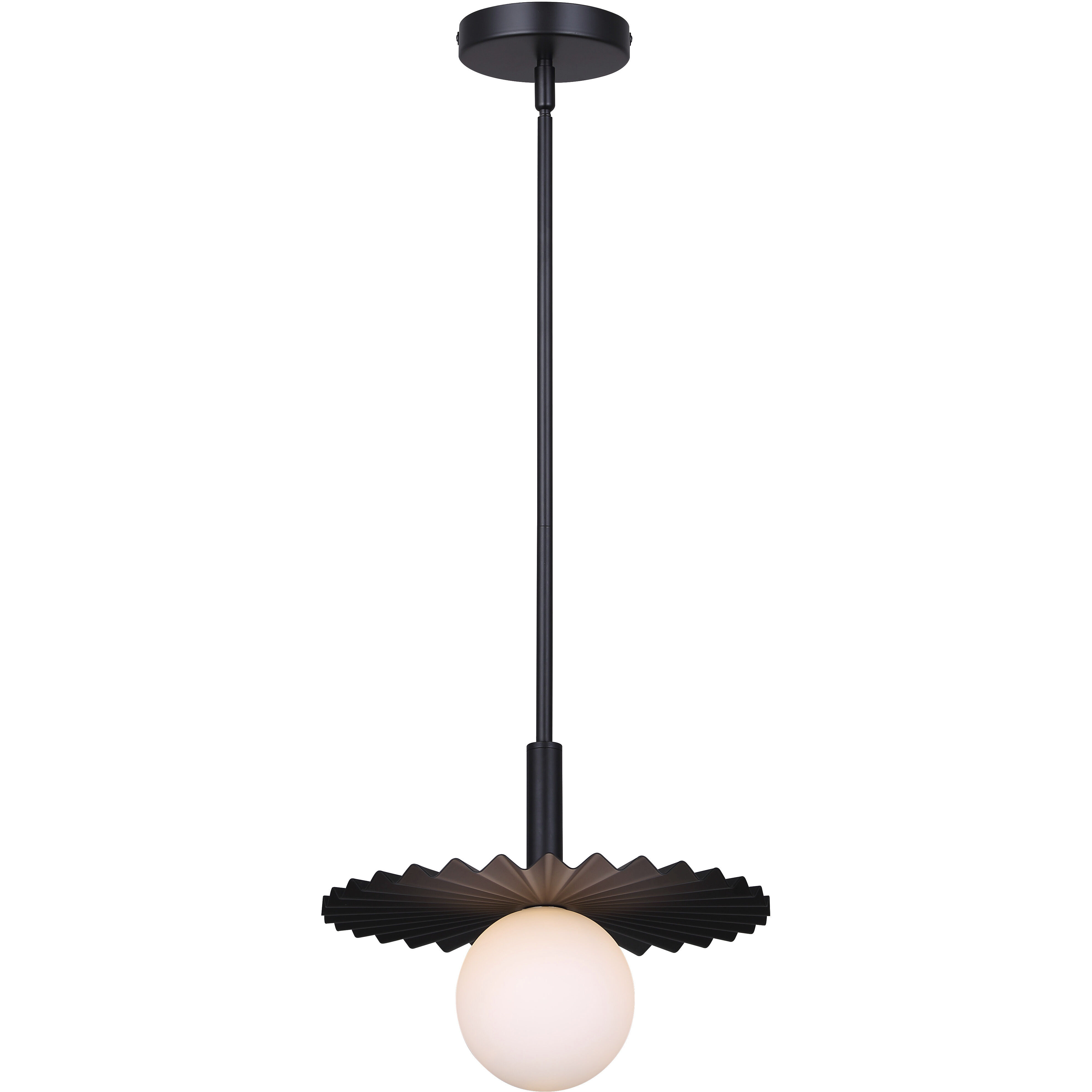 Payton 1 Light 12 inch Black Pendant Ceiling Light