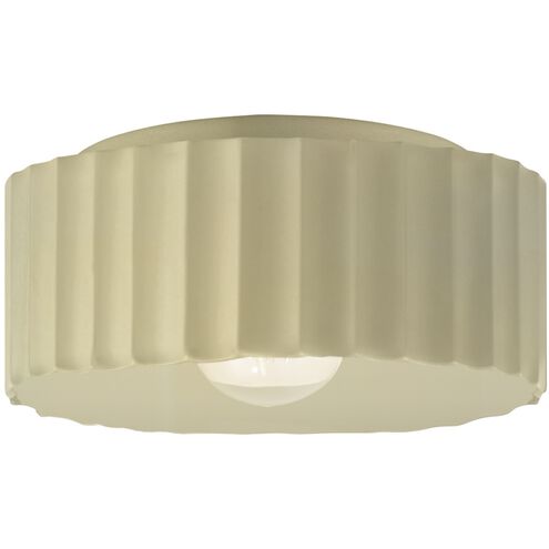 Radiance 1 Light 13 inch Vanilla Gloss Flush Mount Ceiling Light