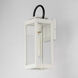 Nassau Vivex 1 Light 16 inch White / Black Outdoor Wall Mount