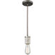 Scarsdale 1 Light 2 inch Weathered Zinc with Gray Mini Pendant Ceiling Light