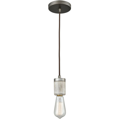 Scarsdale 1 Light 2 inch Weathered Zinc with Gray Mini Pendant Ceiling Light
