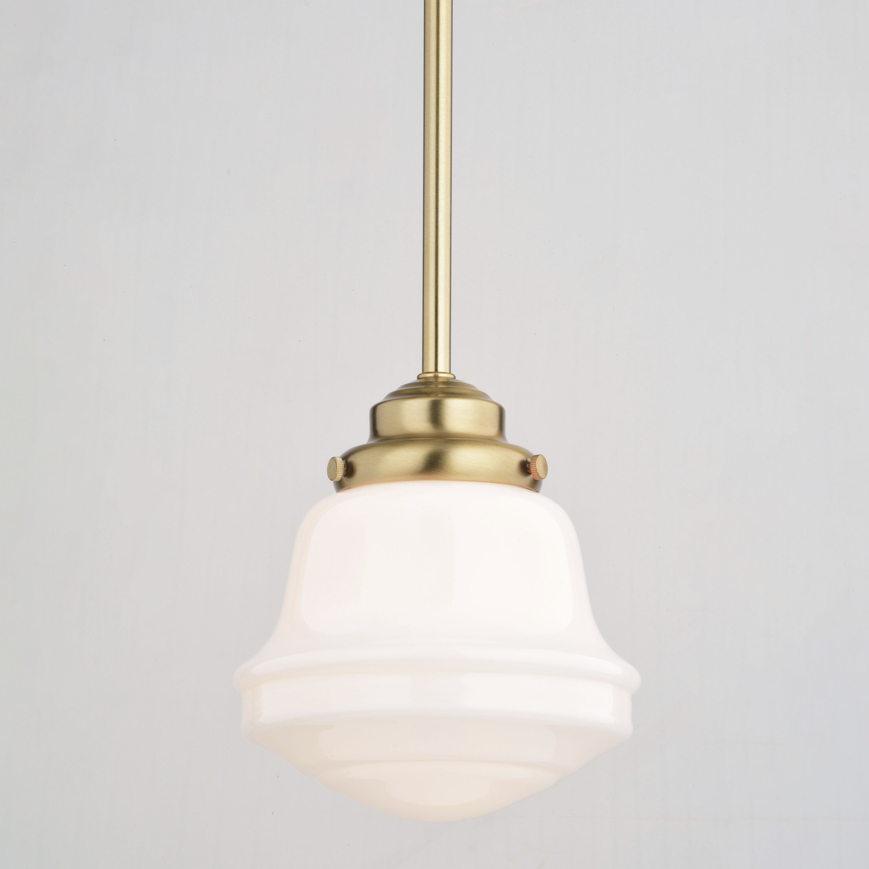 Huntley LED 6.25 inch Natural Brass Mini Pendant Ceiling Light