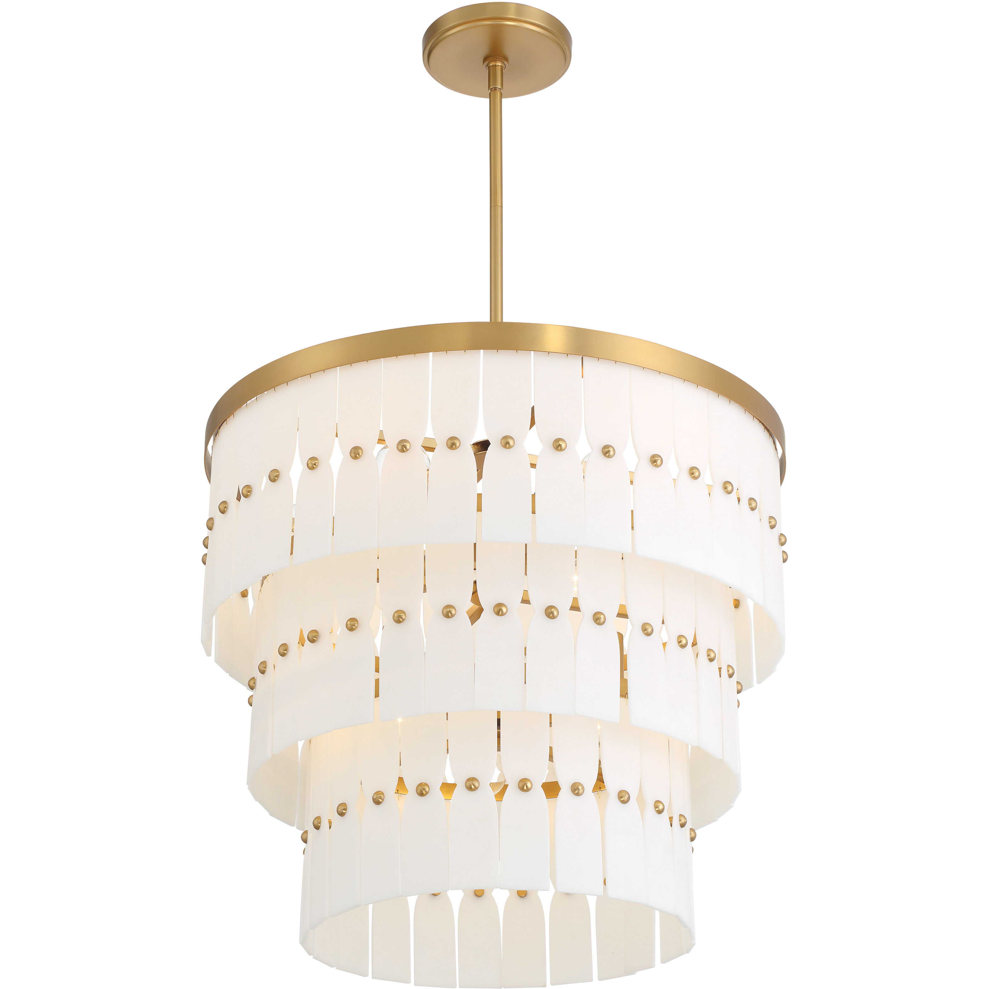 Coronelle 9 Light 26 inch Legacy Brass Pendant Ceiling Light