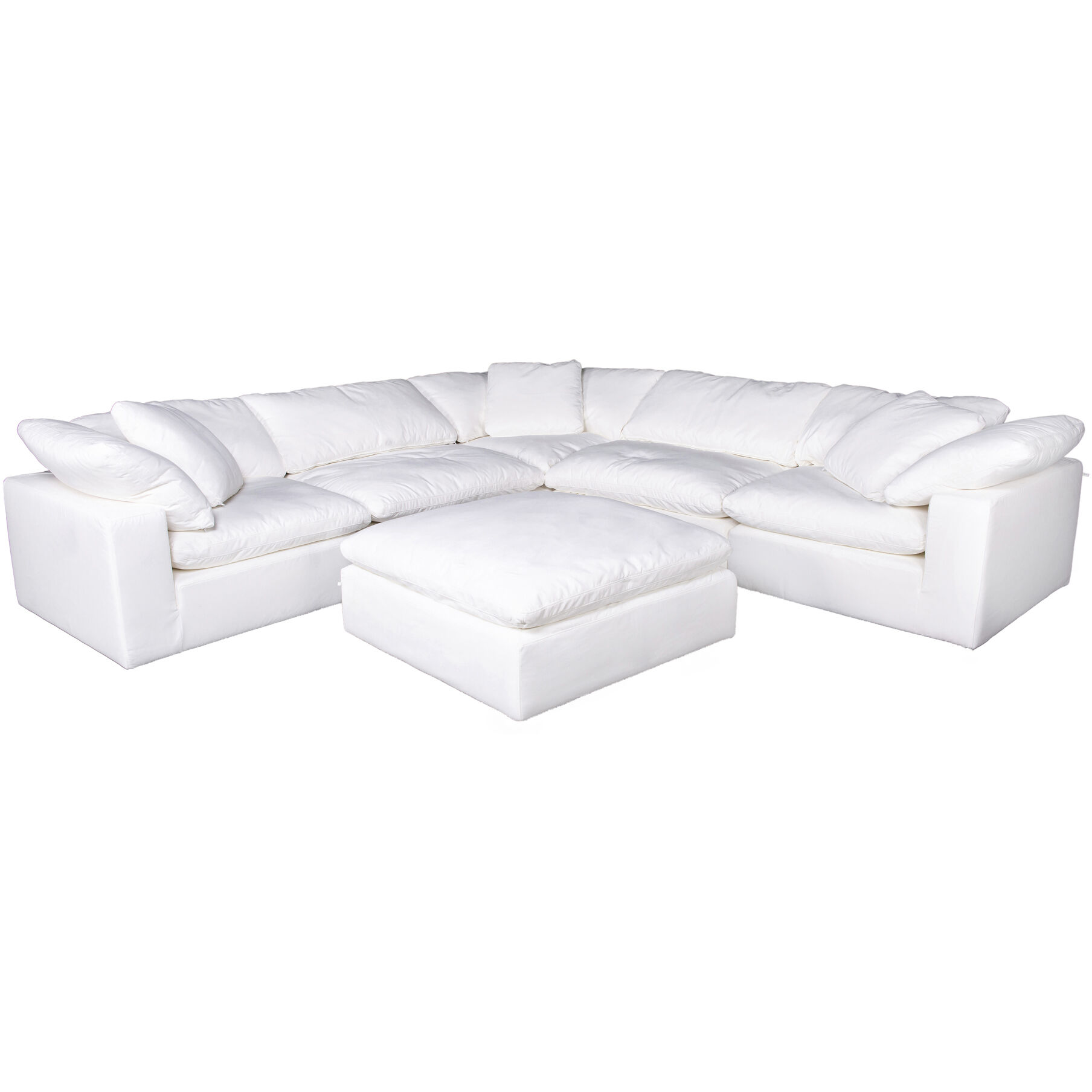 Clay White Corner Chair