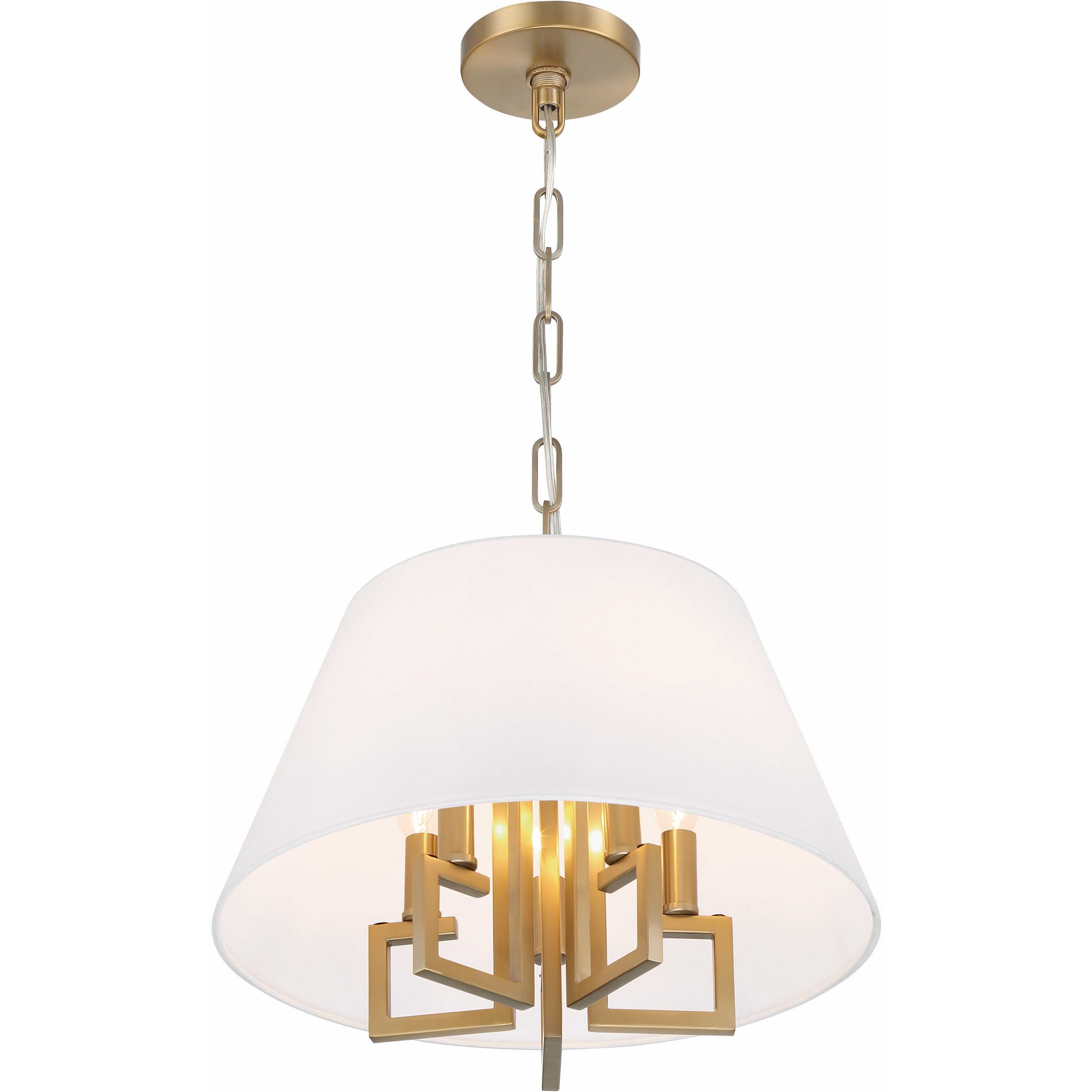 Westwood 5 Light 16 inch Vibrant Gold Chandelier Ceiling Light