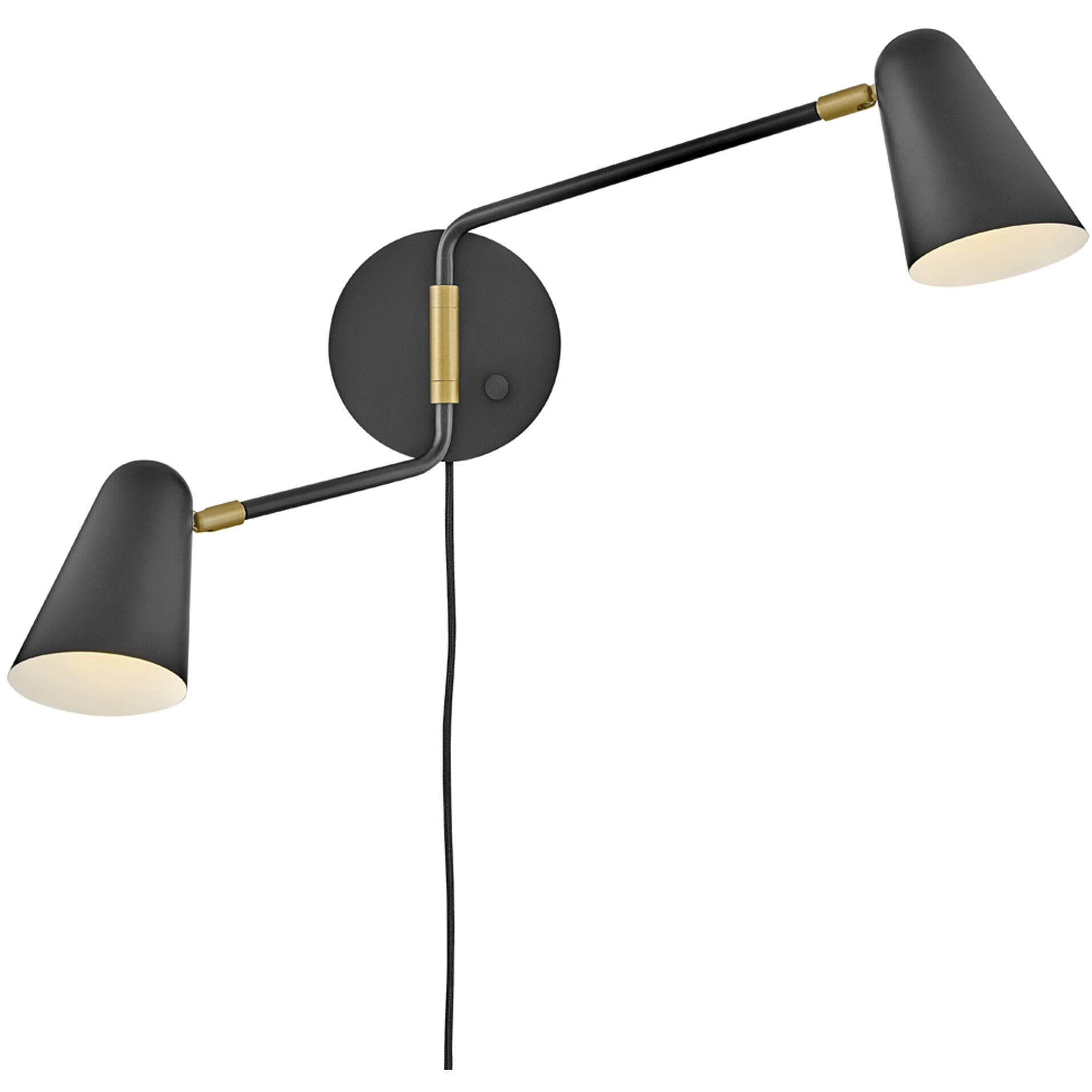 Birdie LED 22.75 inch Black Sconce Wall Light