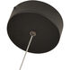 Palermo Series 7 inch Black/Gold Pendant Ceiling Light, Artisan Collection