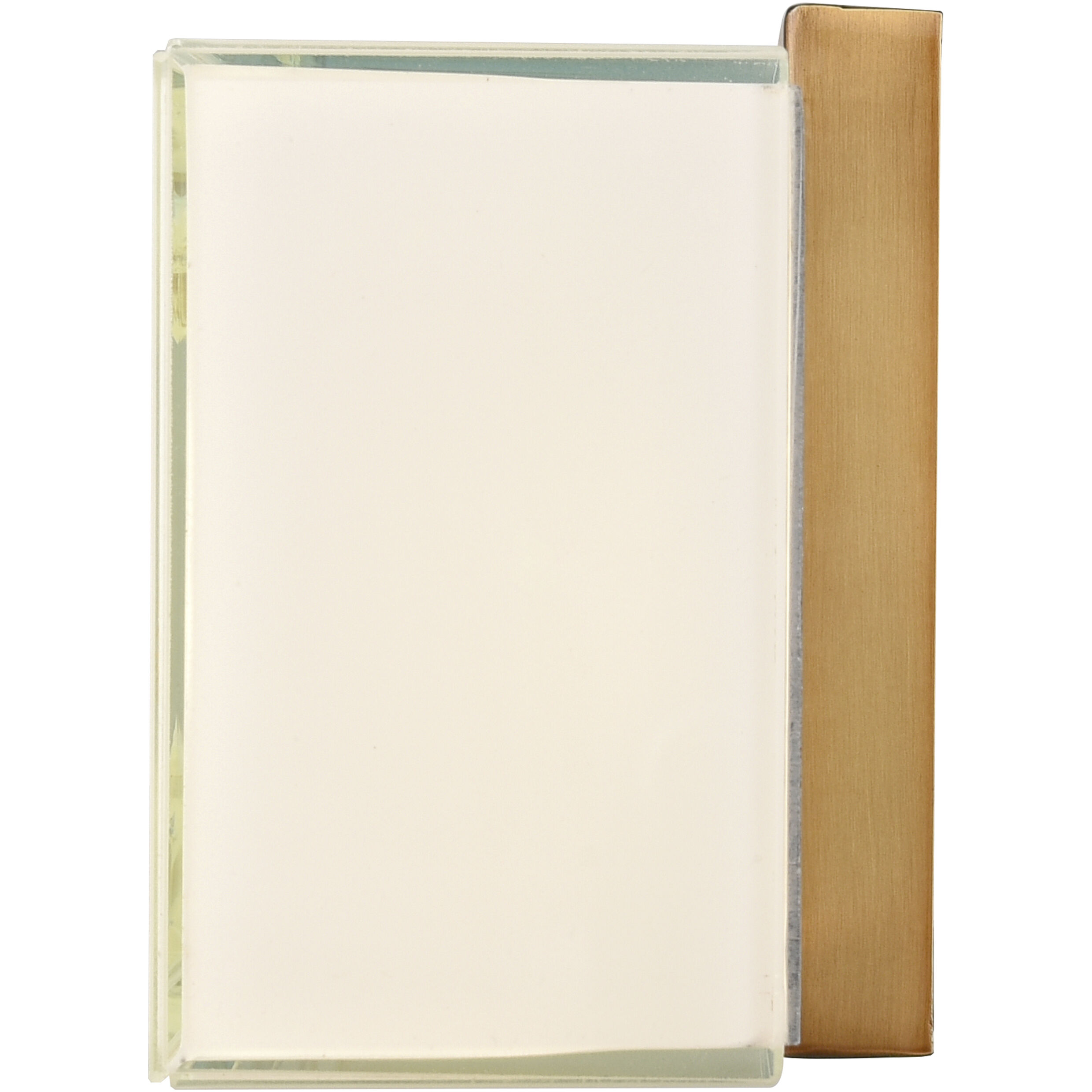 Reciprocate Vanity Light Wall Light in Aged Brass