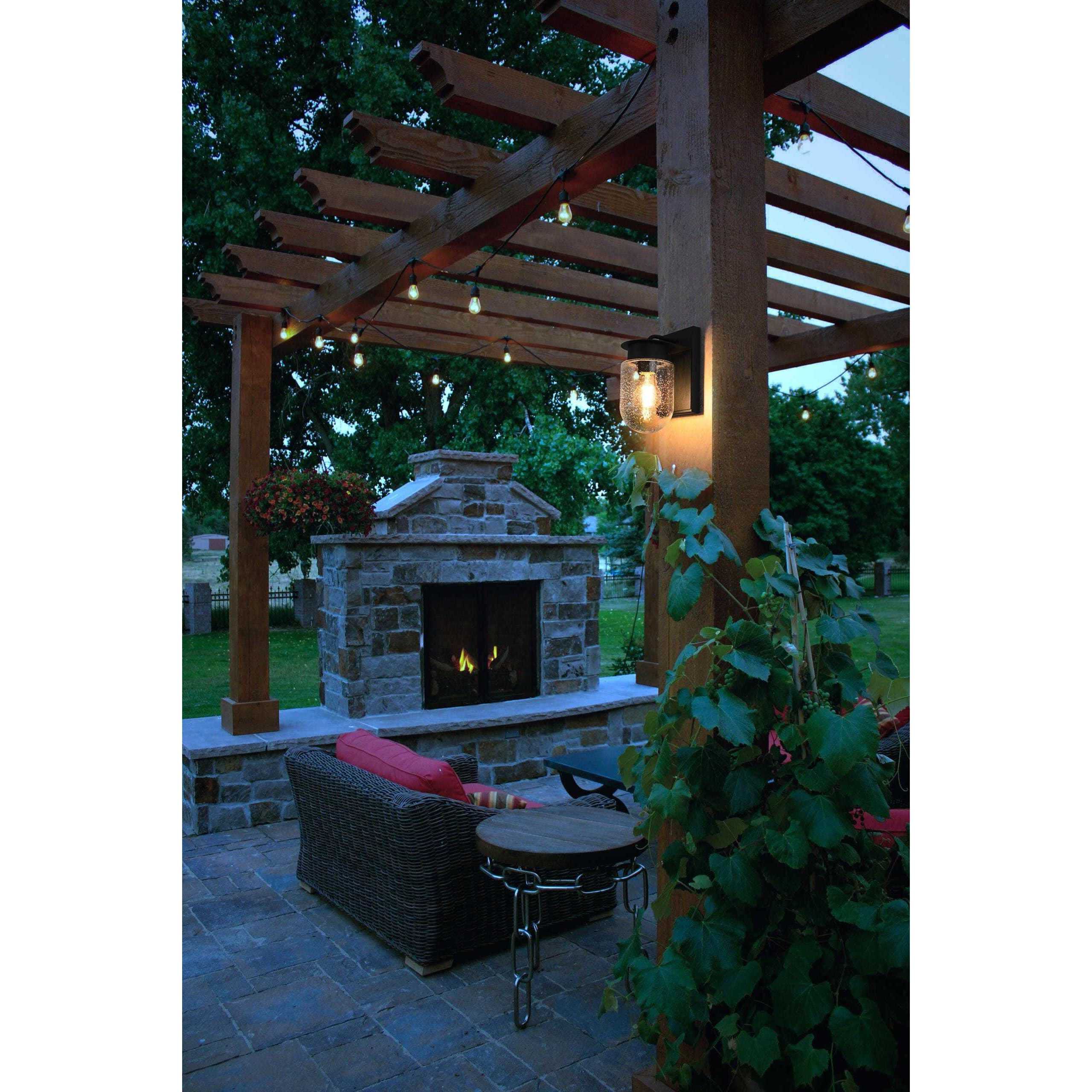 Rafael 1 Light 9 inch Black Outdoor Wall Sconce