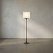 Barzini 66 inch 7 watt Matte Black Floor Lamp Portable Light