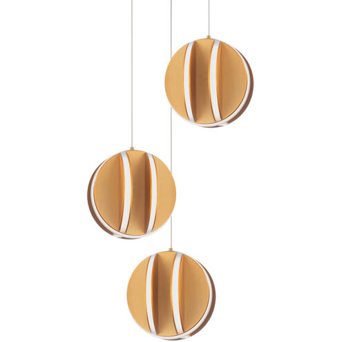 Carillion 1 Light 12 inch Aged Brass Pendant Ceiling Light