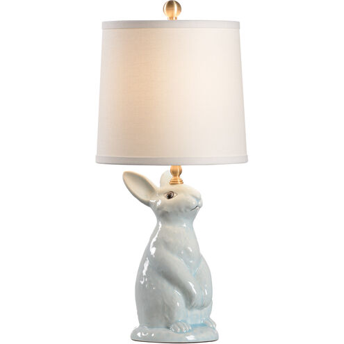 Wildwood 23 inch 100.00 watt Light Blue Glaze Table Lamp Portable Light