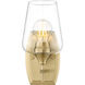 Joliet 1 Light 5 inch Burnished Brass Wall Sconce Wall Light