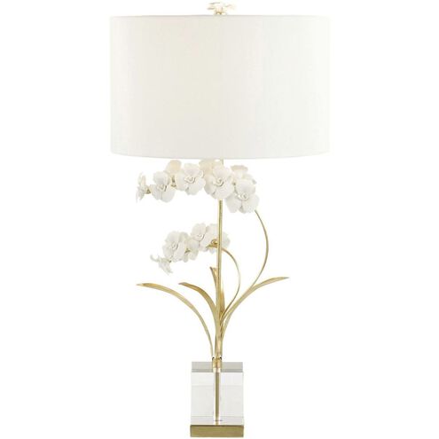 Porcelain Petals 36 inch Table Lamp Portable Light