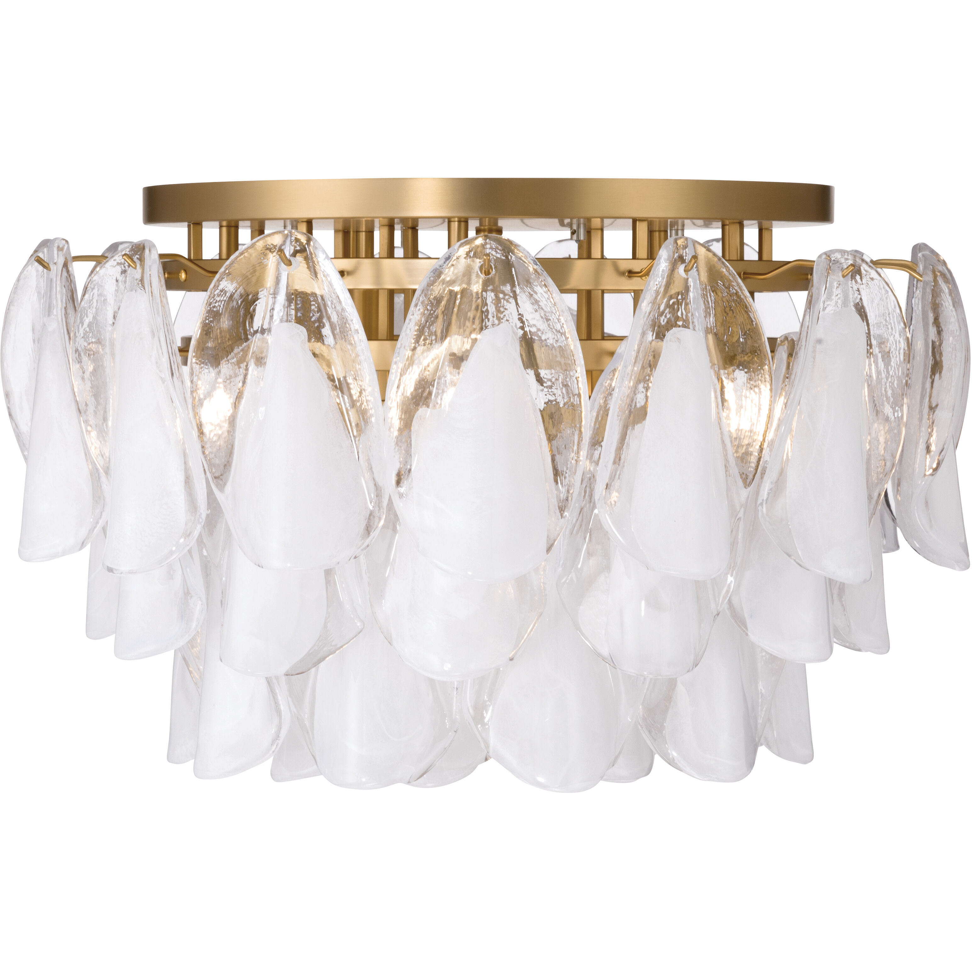 Verla Crest 6 Light 24.25 inch Legacy Brass Flush Mount Ceiling Light