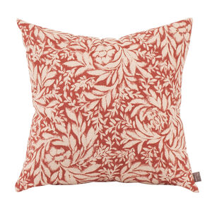 Square 20 inch Iris Rust Pillow, with Down Insert