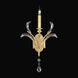 Beveled Arcs Wall Sconce Wall Light in Gold Leaf