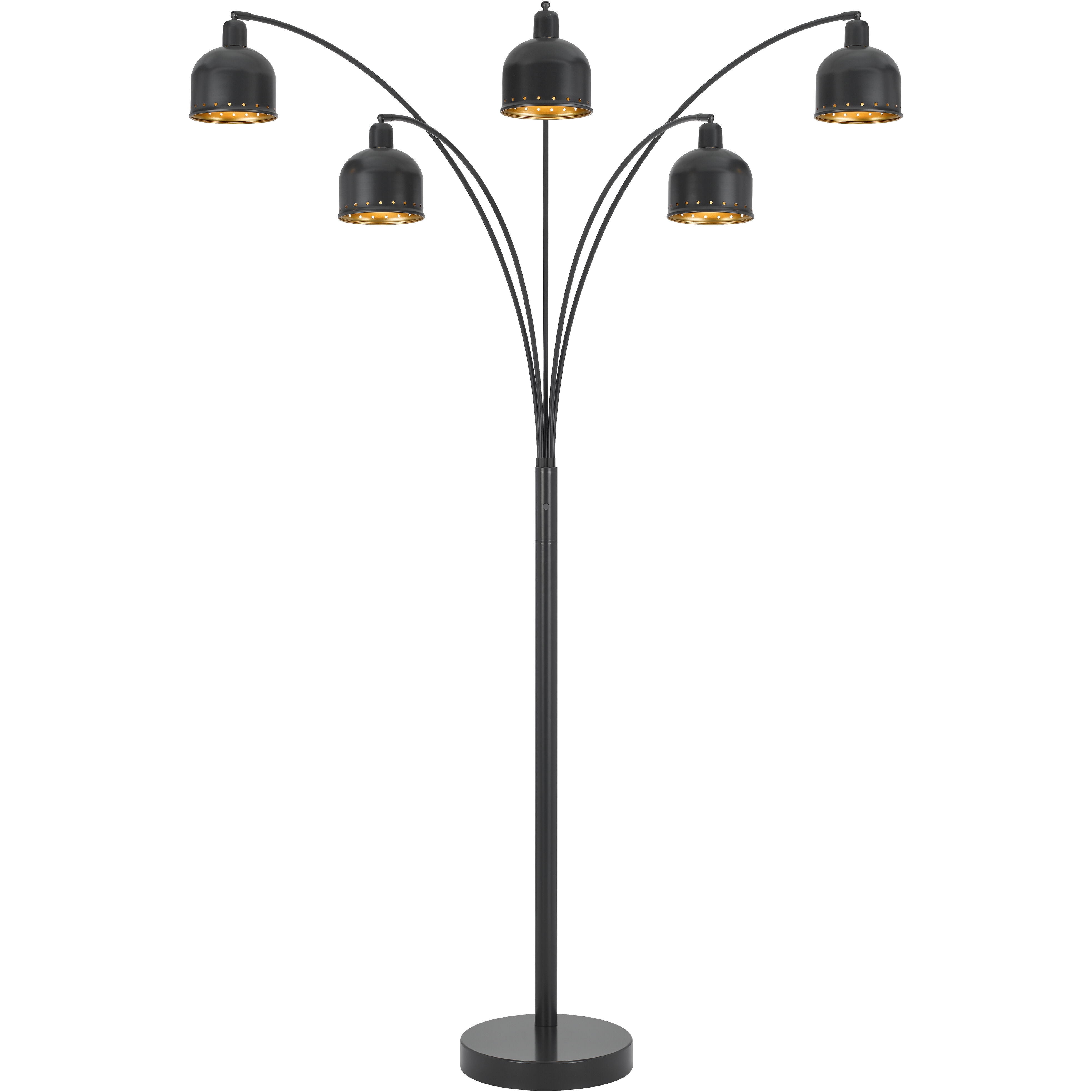 Lovett 86 inch 60 watt Dark Bronze Floor Lamp Portable Light