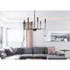 Willa 6 Light 26 inch Black Pendant Ceiling Light