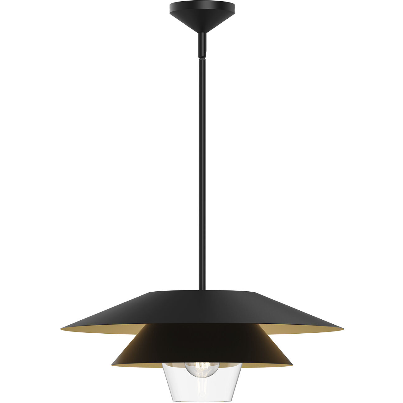 Alora Mood Tetsu Pendant Ceiling Light in Matte Black