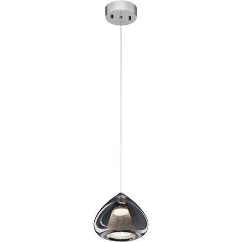 Zin LED 7.75 inch Chrome Mini Pendant Ceiling Light