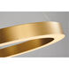 Canada LED 16 inch Gold Chandelier Ceiling Light