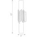 Marvel 2 Light 5 inch Aged Brass Bath/Vanity Wall Light