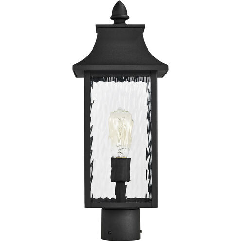 Austen 20 inch Matte Black Post Lantern