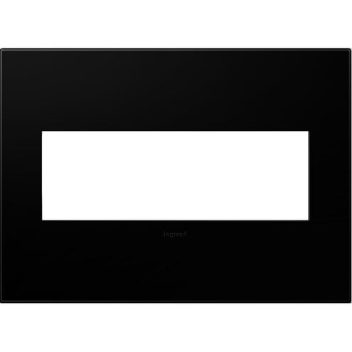 Adorne Black Ink Wall Plate, 3-Gang