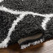 Urban Shag 123 X 94 inch Black Rug, Rectangle