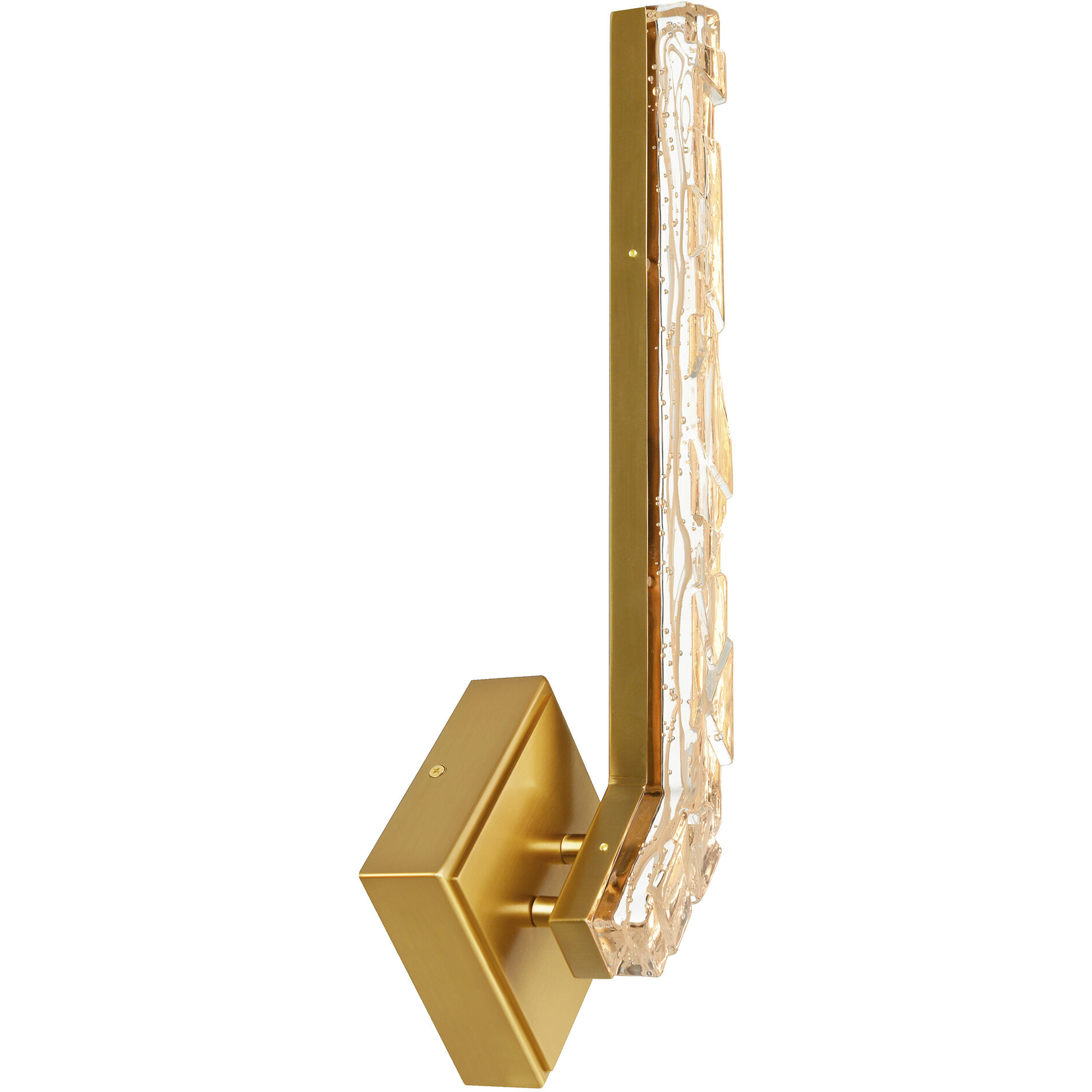 Contour LED 7.2 inch Brass Wall Light